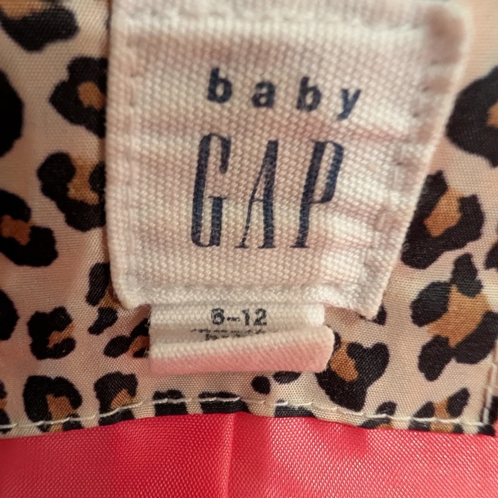 Baby Gap Leopard Puffer Vest Size 6-12m